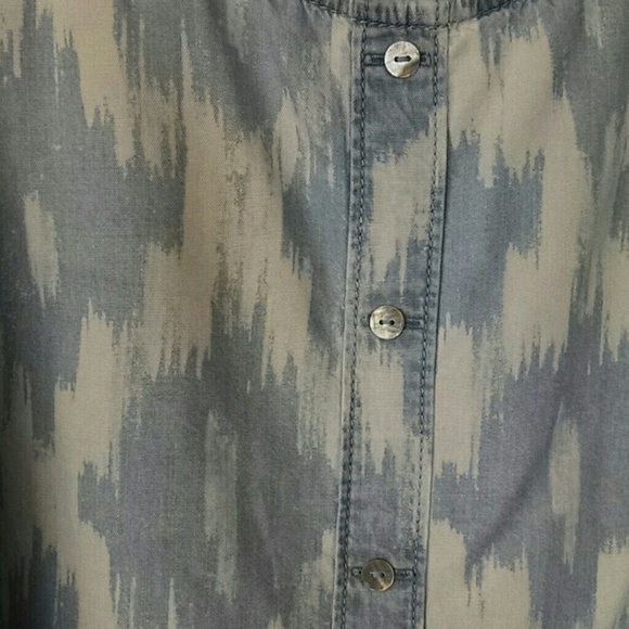 Chambrai Tye Dye Print Sleeveless Top - Picture 3 of 5